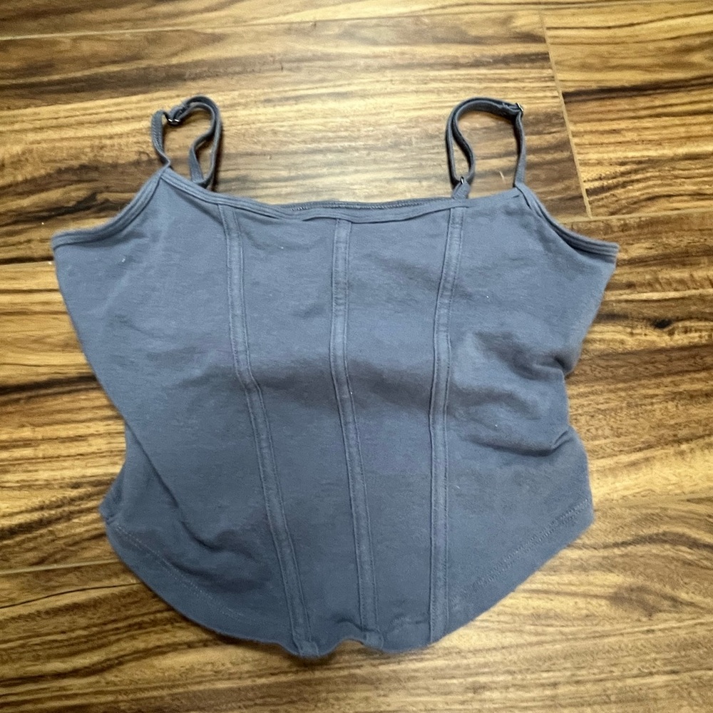 - Hollister bustier corset blue size Small